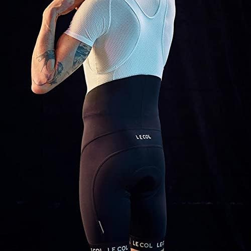 מכנסיים קצרים של Le Col's Sport Sport | מכנסי רכיבה על רכיבה על אופניים מרופדים עם תוספות ג'ל